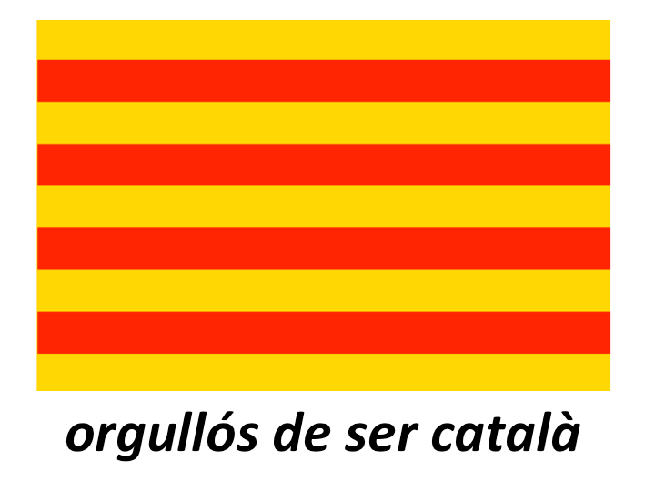 drapeau région -E - Catalogne (orgullos)