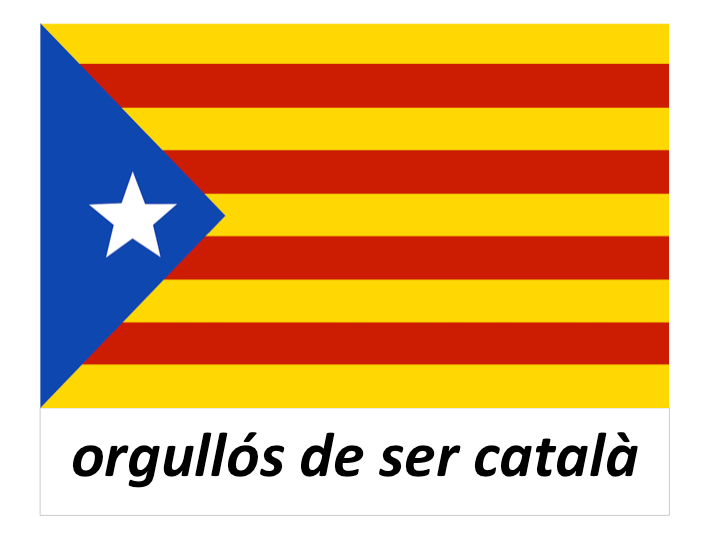 drapeau région -E - Catalogne indépendantiste (la Estelada)