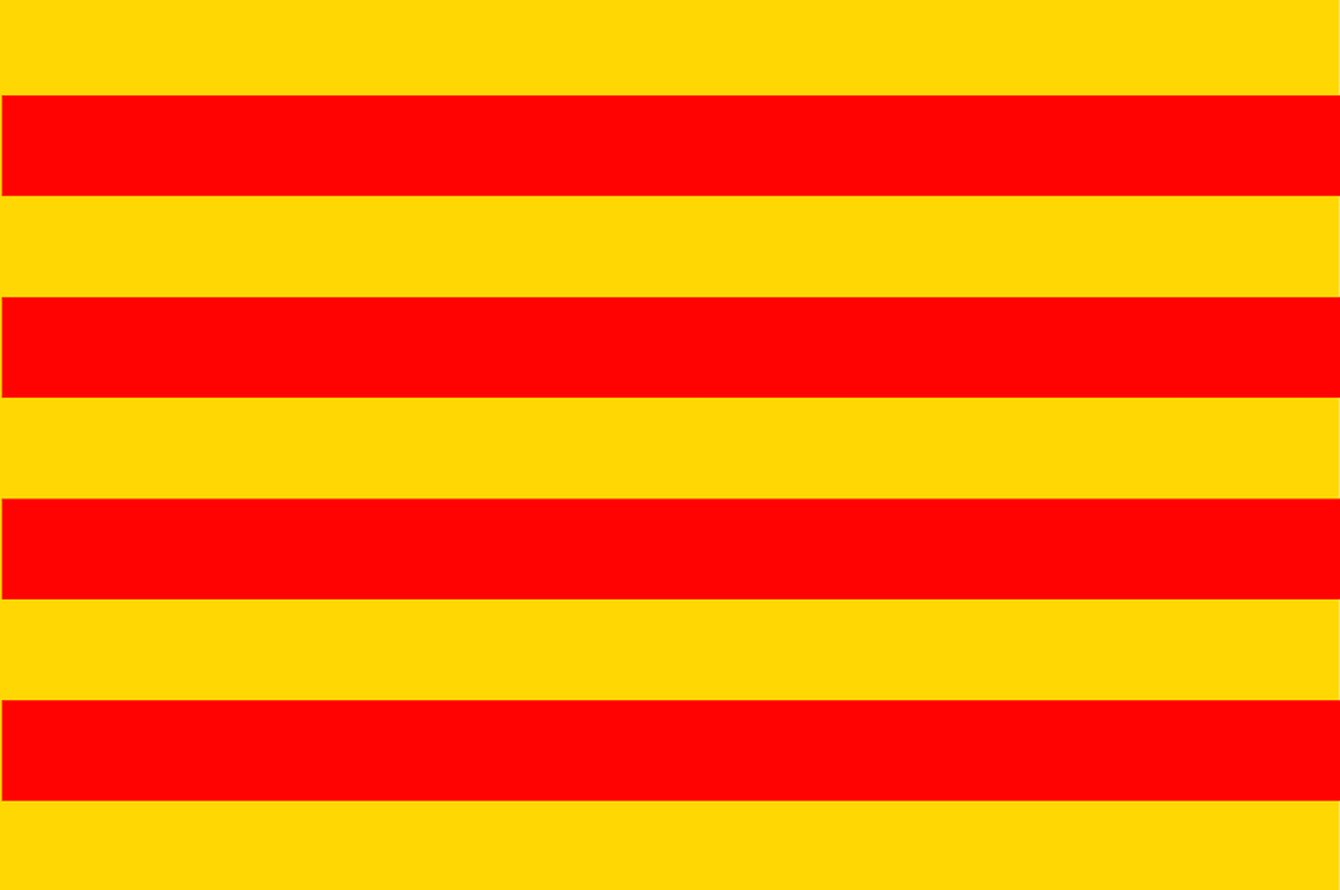 drapeau région -E - Catalogne (Espagne)