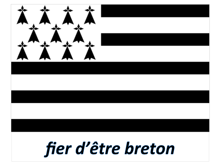 drapeau région -F - Bretagne - fier