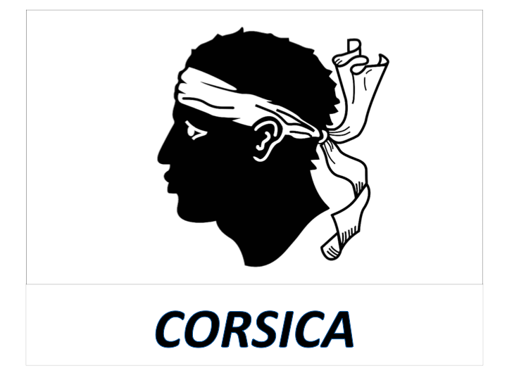 drapeau région -F - Corse Corsica