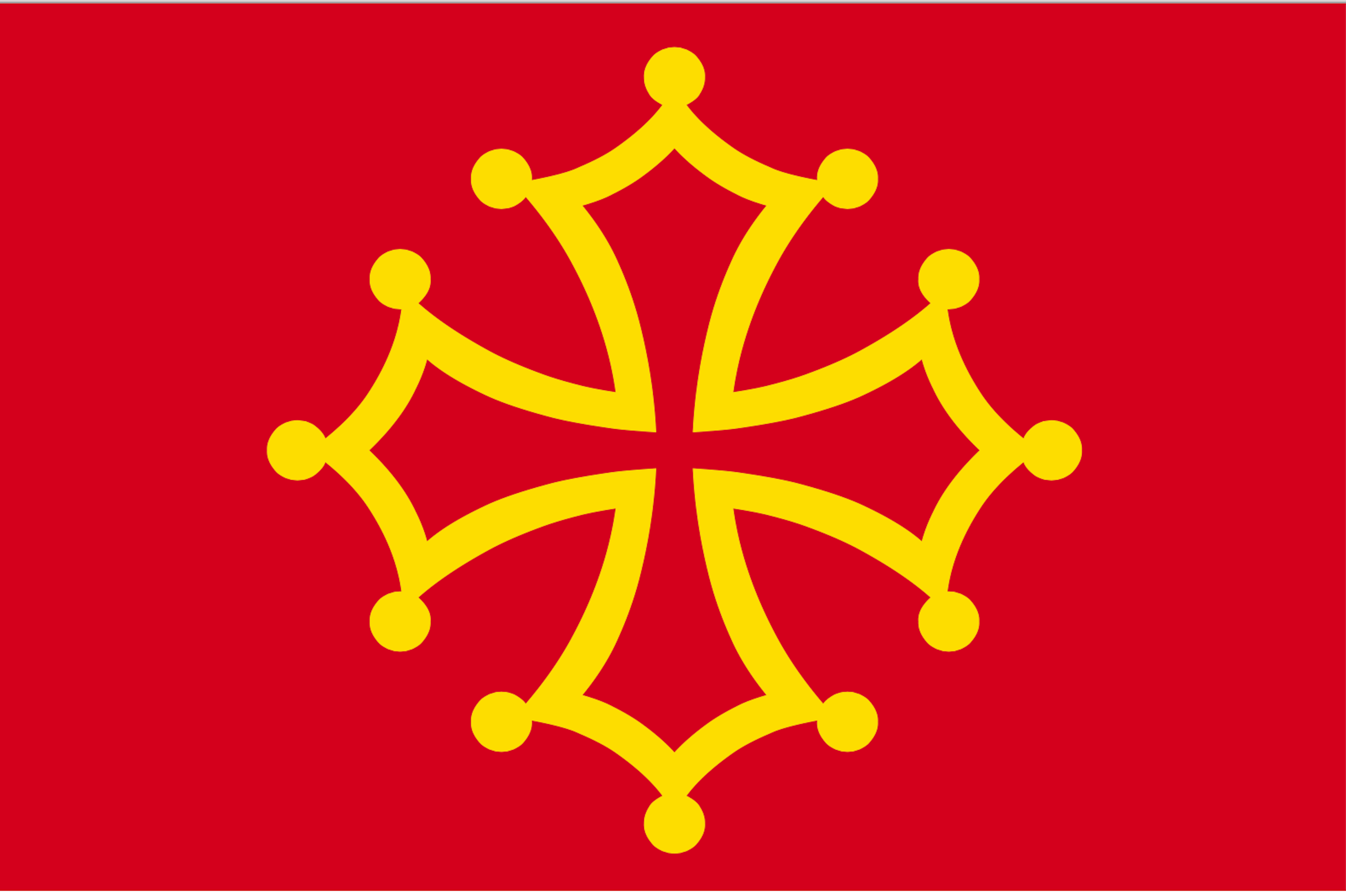 drapeau région -F - Occitanie