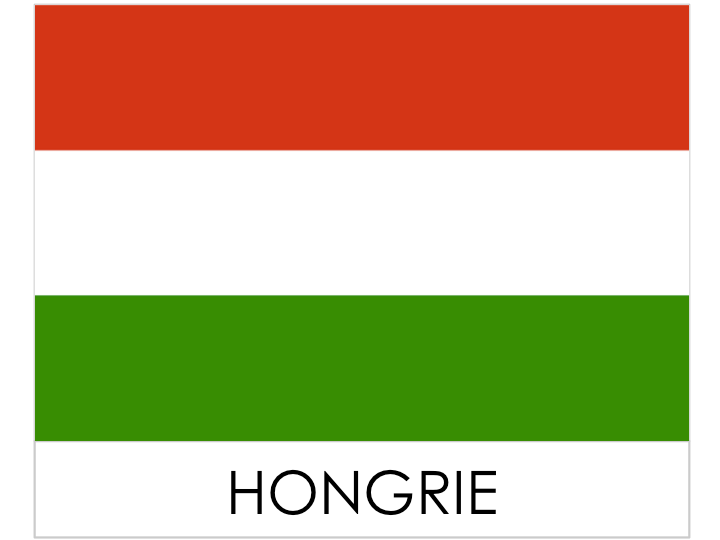 drapeau pays - Hongrie / Magyarország