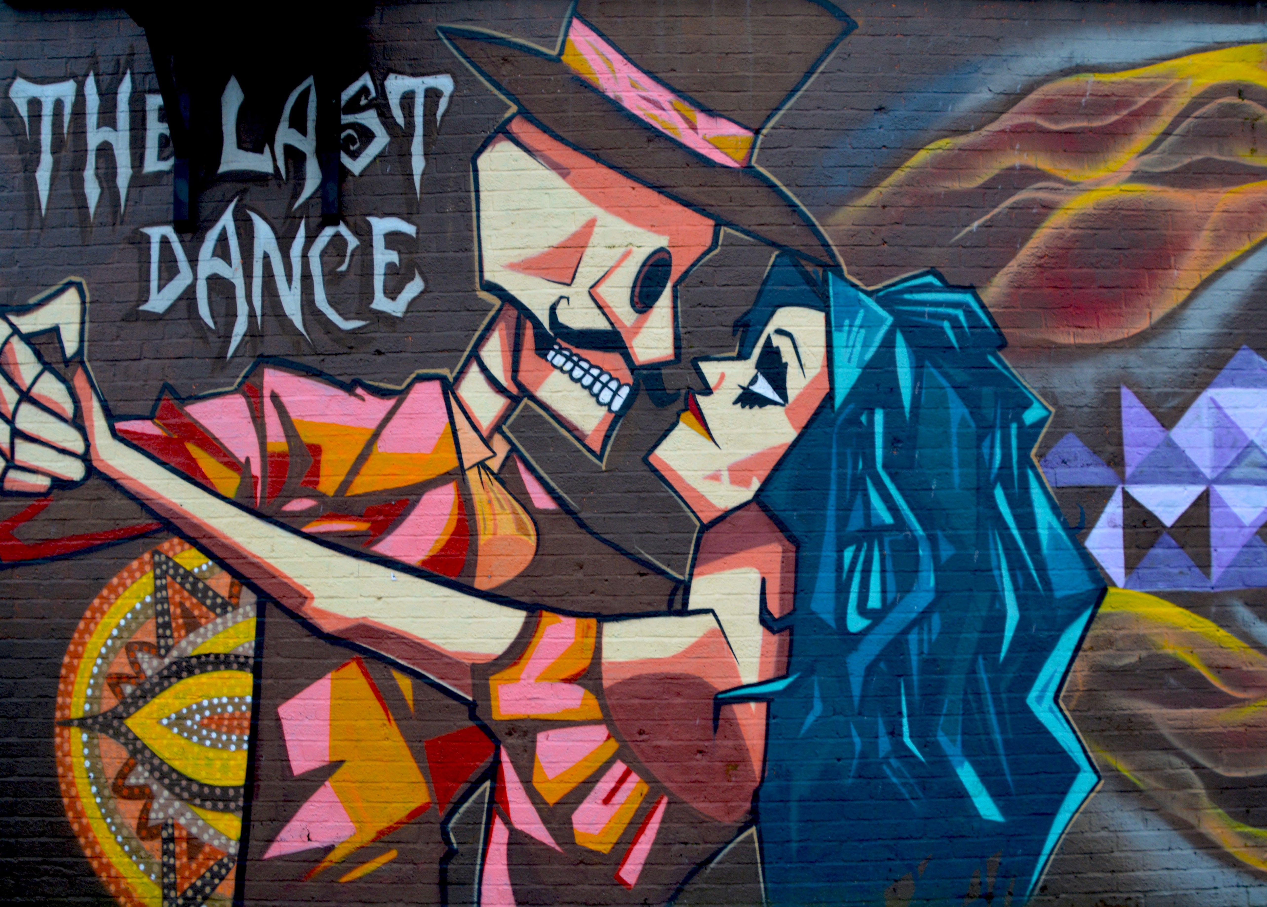 peinture- street art/graffiti wall