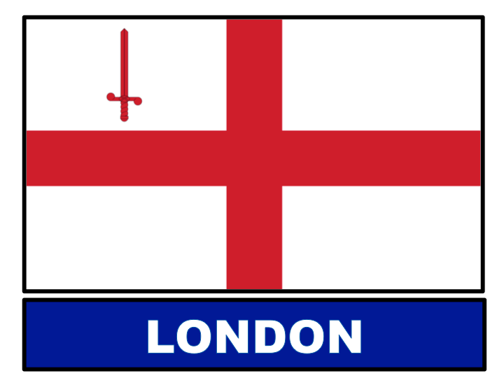 drapeau ville - Angleterre/England - Londres