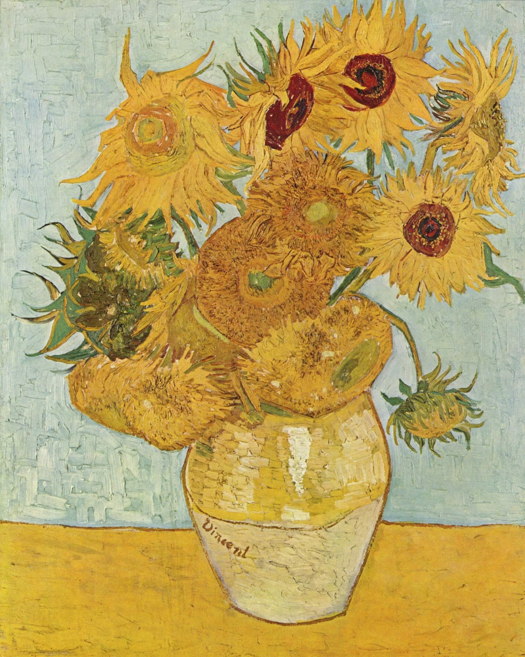 peinture-Hollandais- Van Gogh /Les tournesols