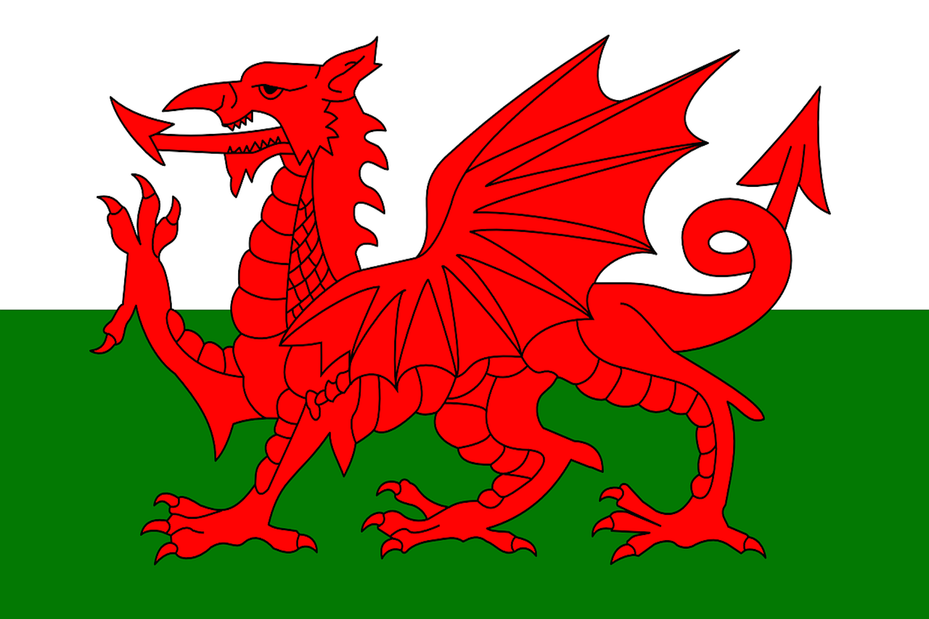 drapeau pays - Pays de Galles / Cymru