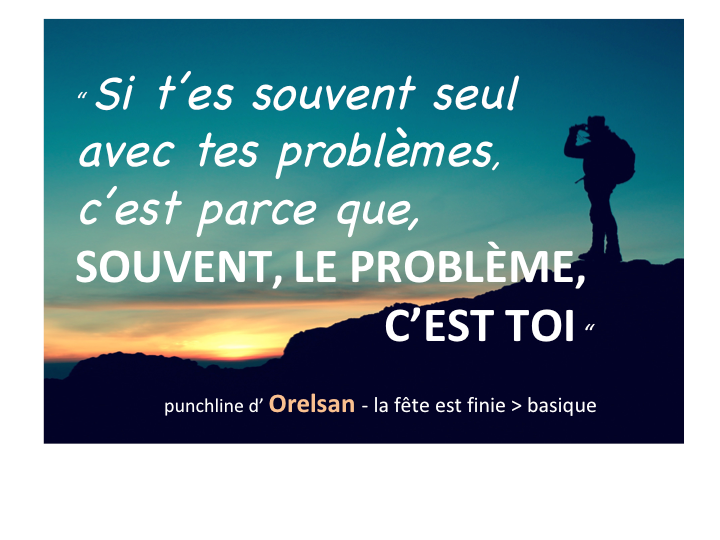 Orelsan's RAP punchline