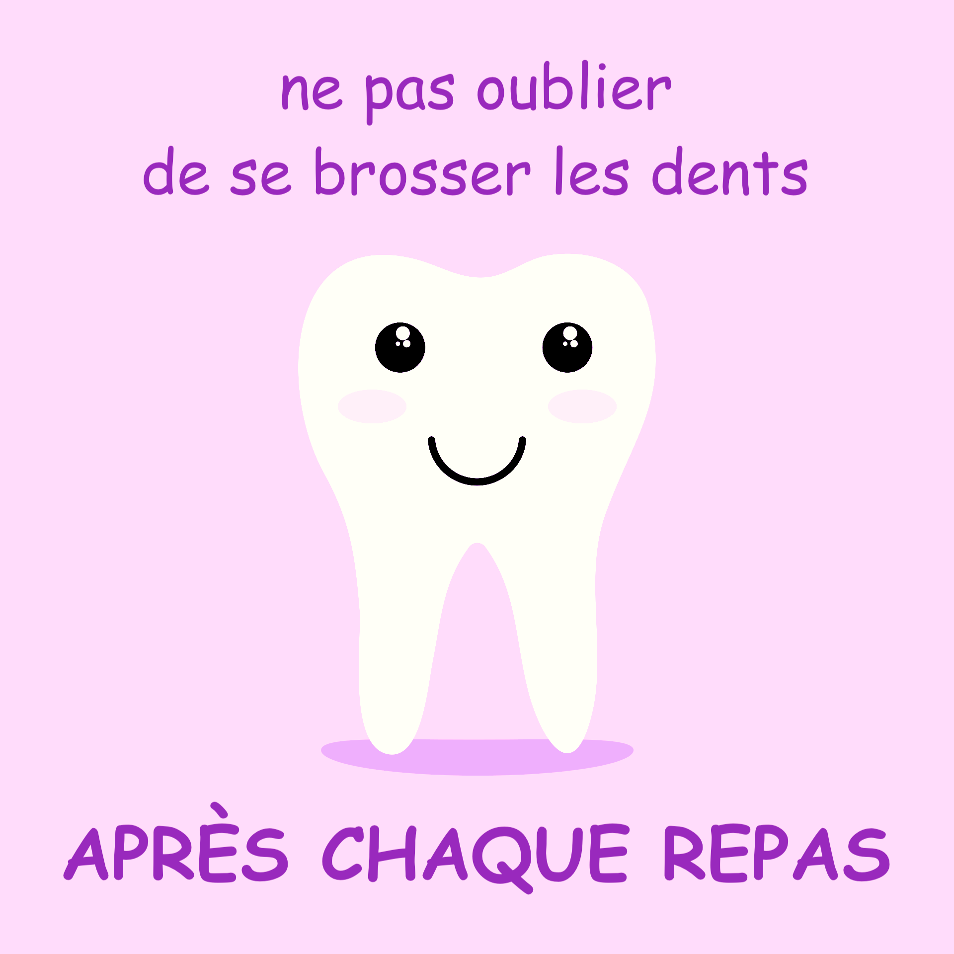 children / brush their teeth