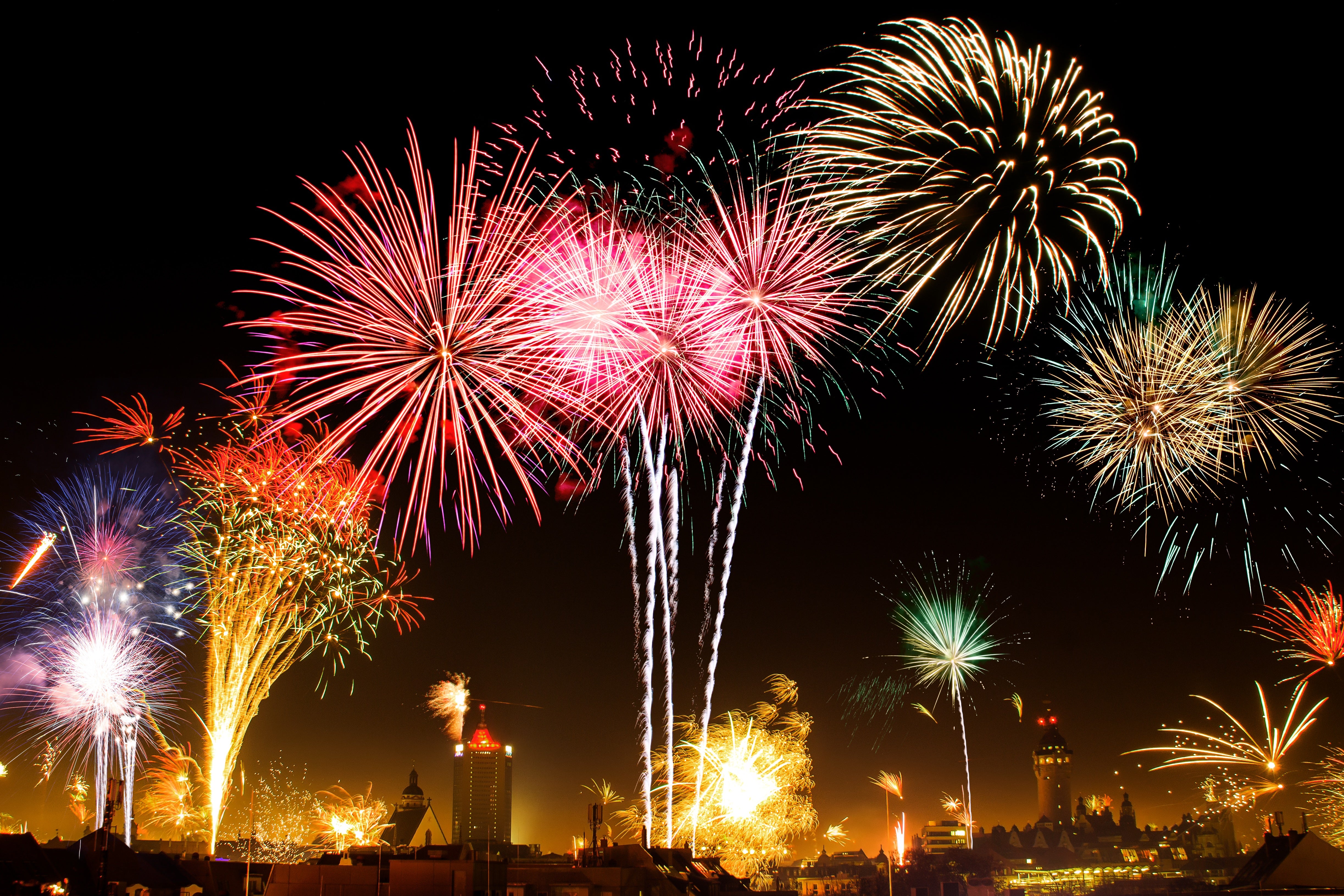 divers  / feu d'artifice