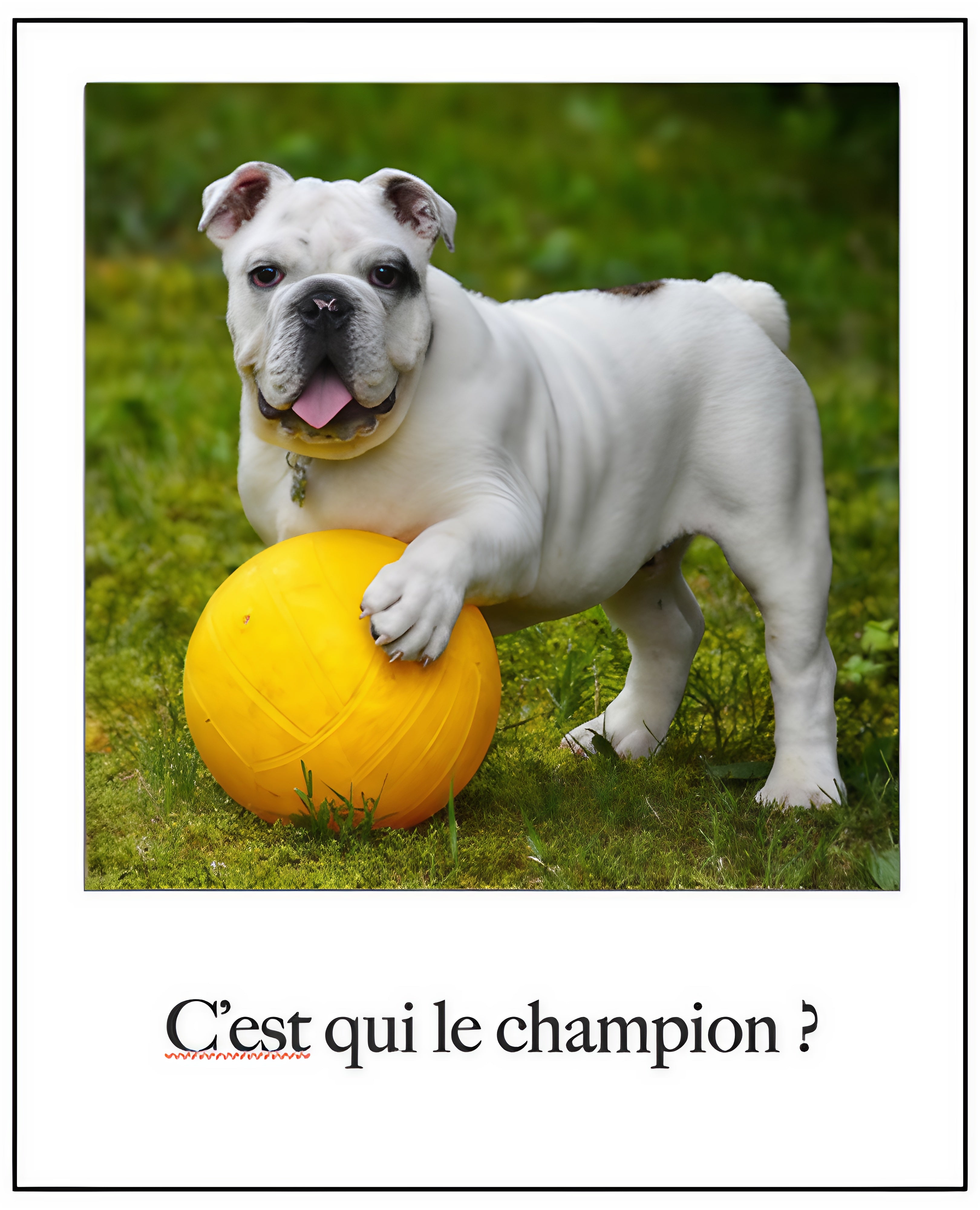 Magnet photo rétro Polaroid  ⇒  à personnaliser