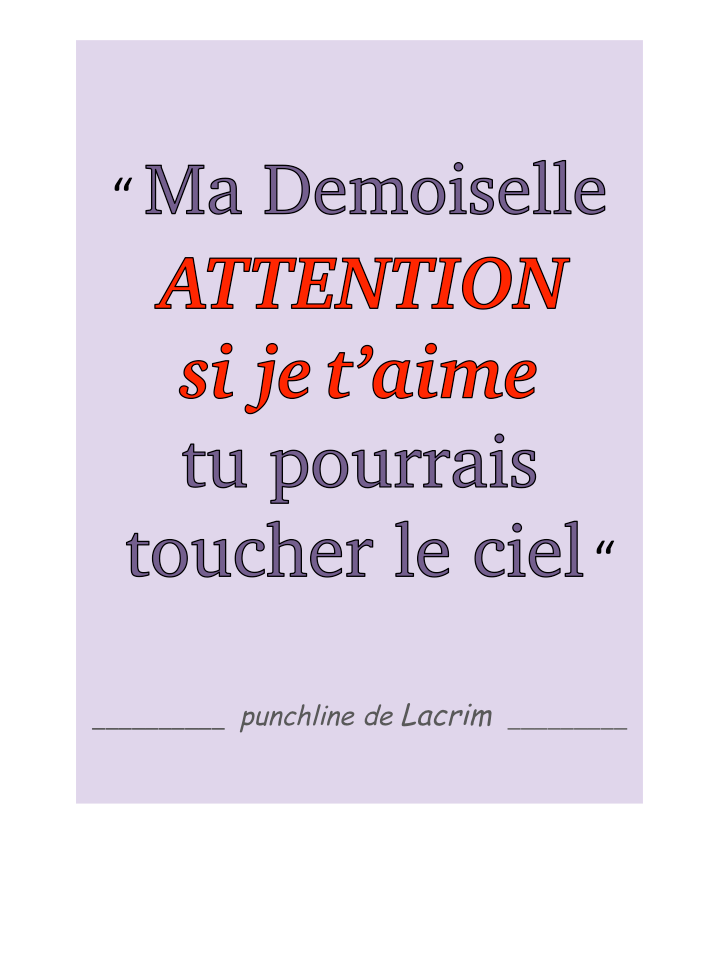punchline RAP de Lacrim