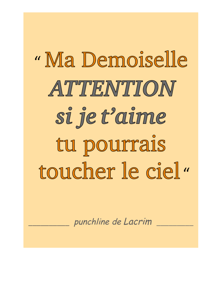 punchline RAP de Lacrim