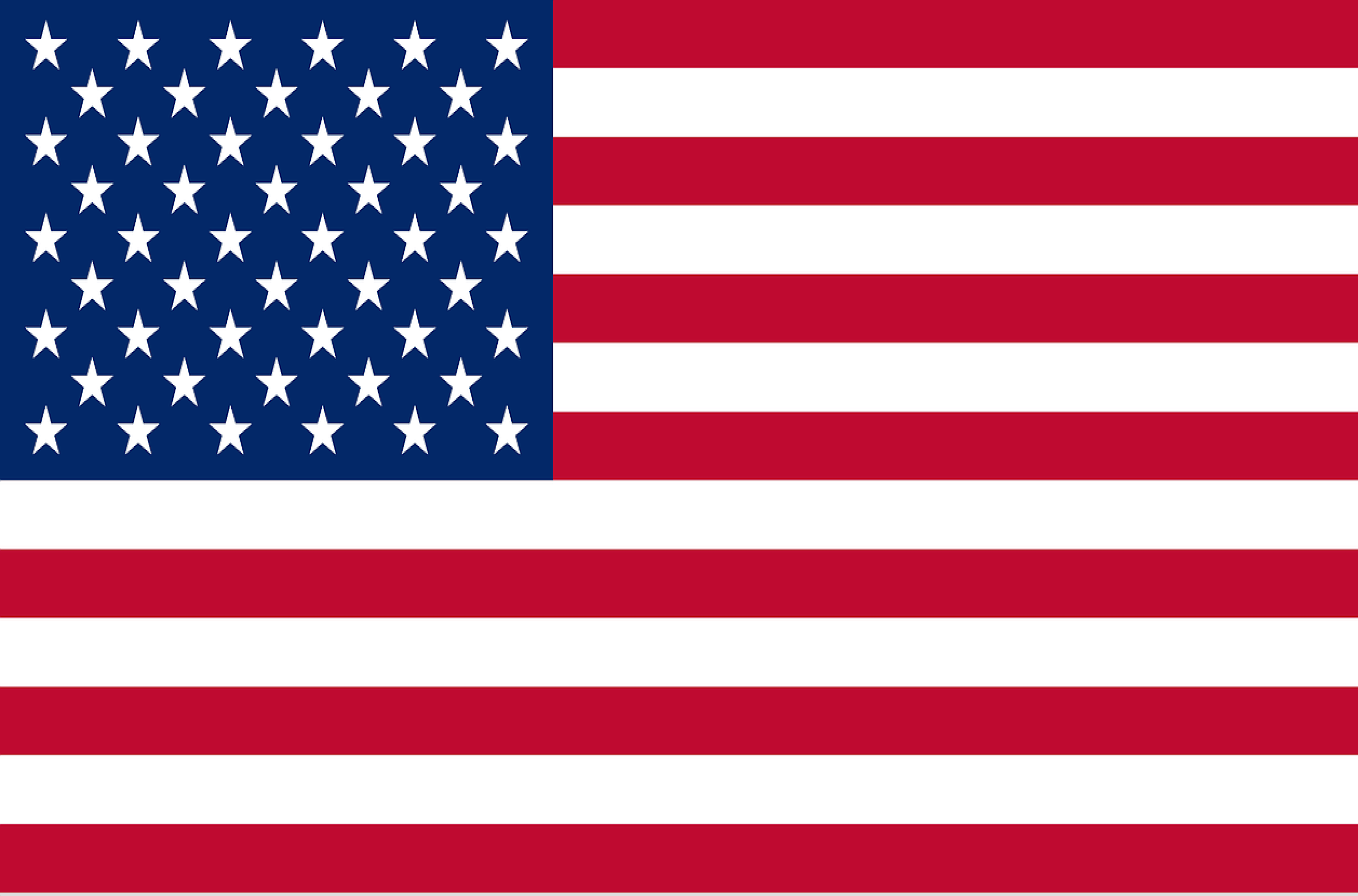 Landesflagge - Vereinigte Staaten / Vereinigte Staaten von Amerika (USA)