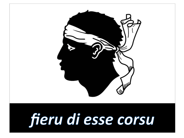 Regionsflagge -F - Korsika (Fieru) 