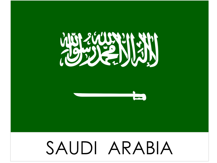 Landesflagge - Saudi-Arabien / علم السعودية 