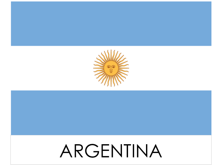 Landesflagge - Argentinien / Argentinien