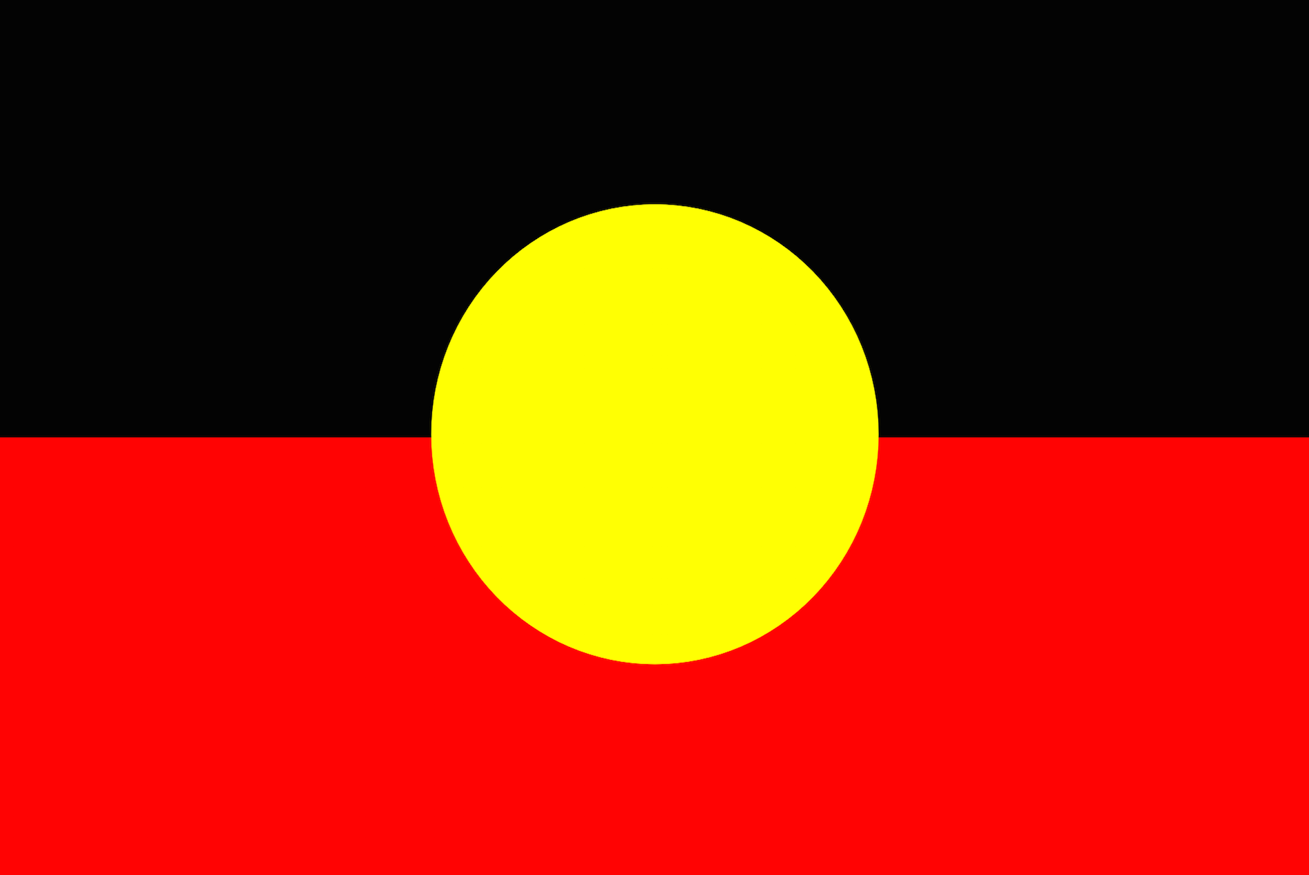 country flag - Aboriginal Australia / Arboriginal