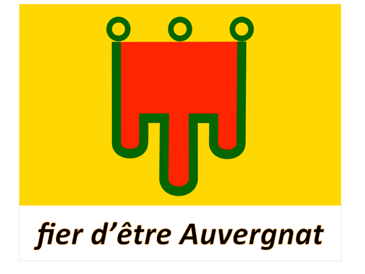 region flag -F - Auvergne (proud) 