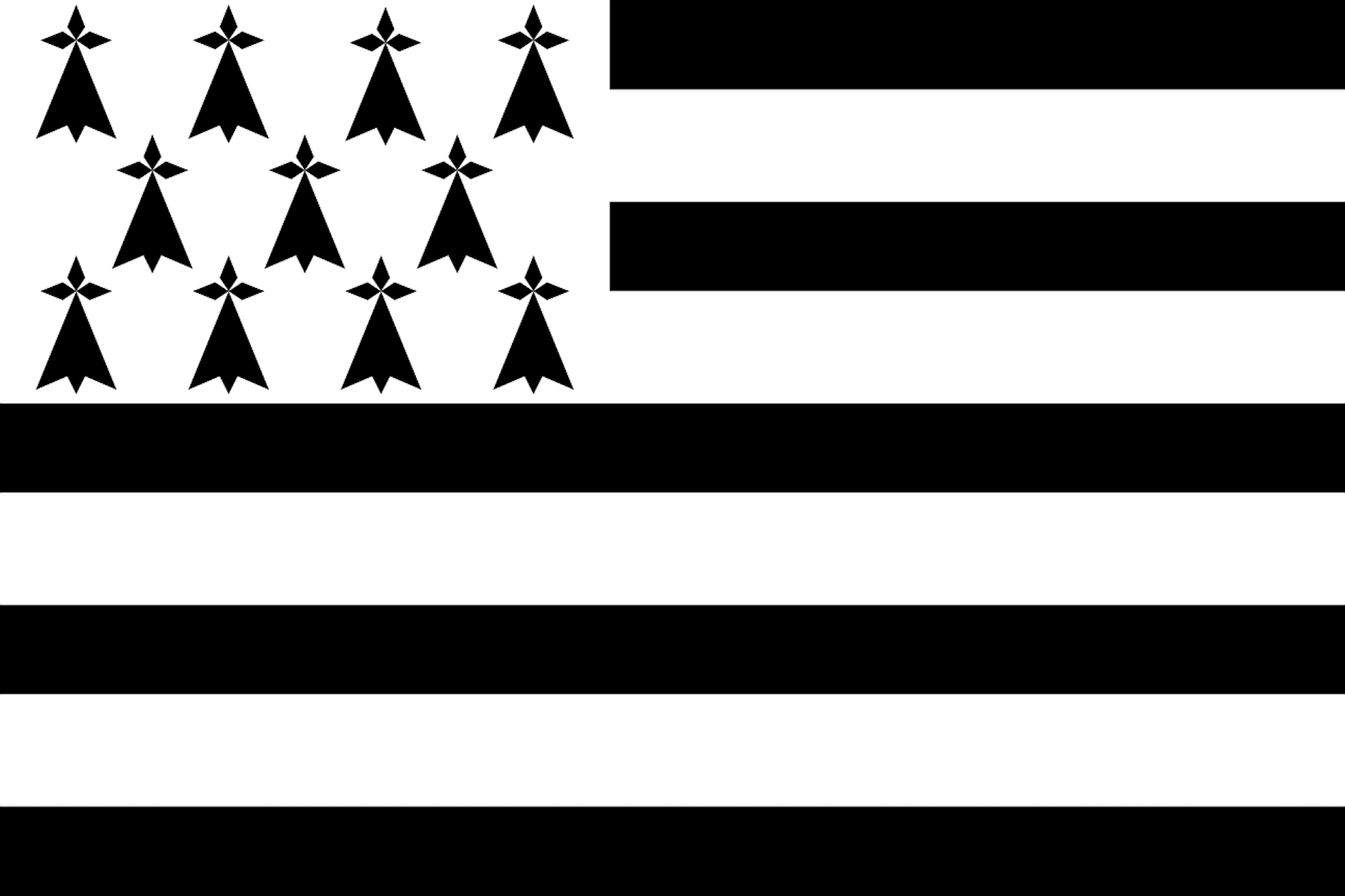 region flag -F - Brittany