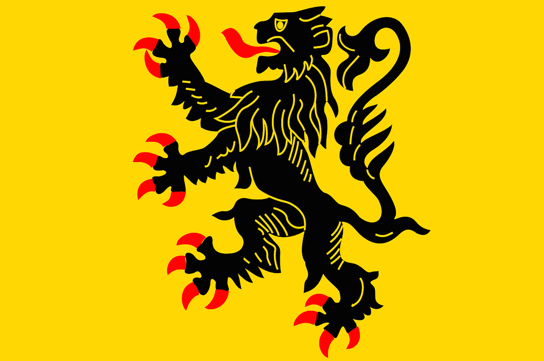Regionsflagge -F - Nord-Pas-de-Calais 
