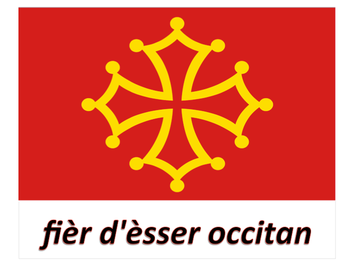 Regionsflagge -F - Okzitanien - stolz 