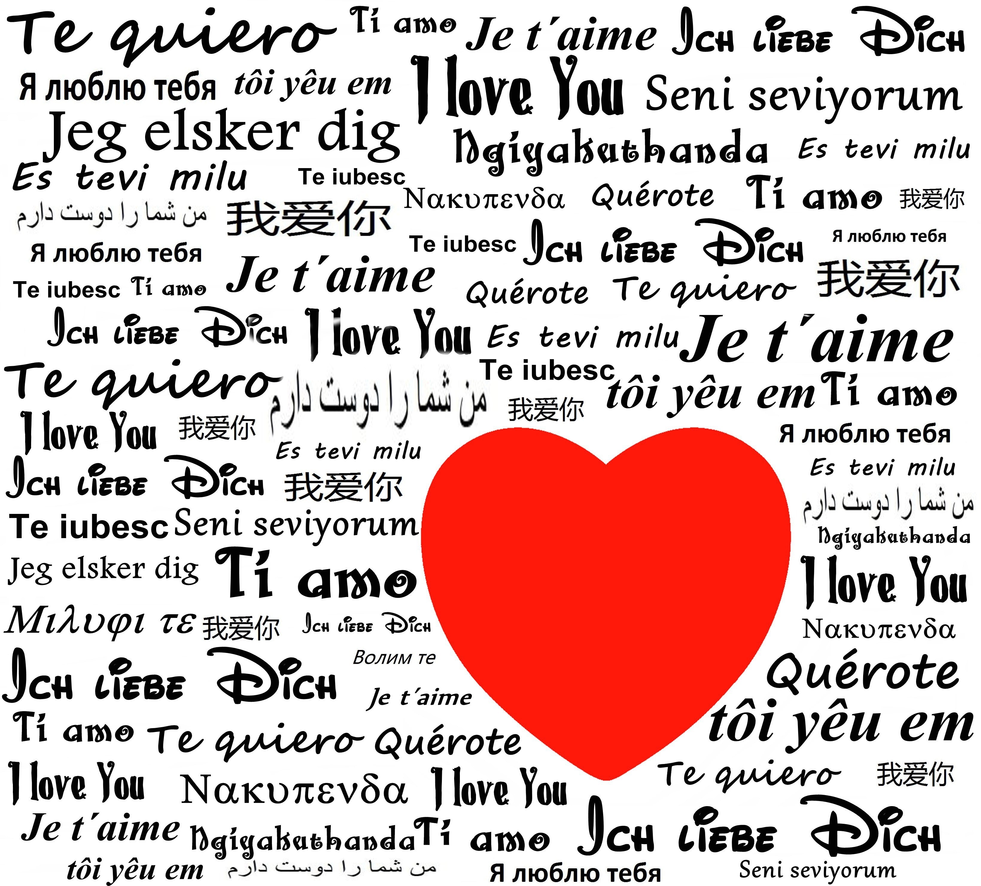 Amour-tendresse-amitié /I love you