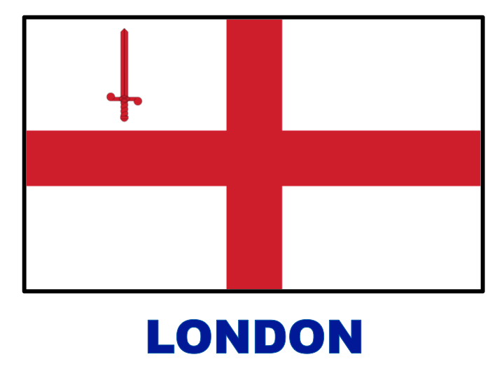 drapeau ville - Angleterre/England - London