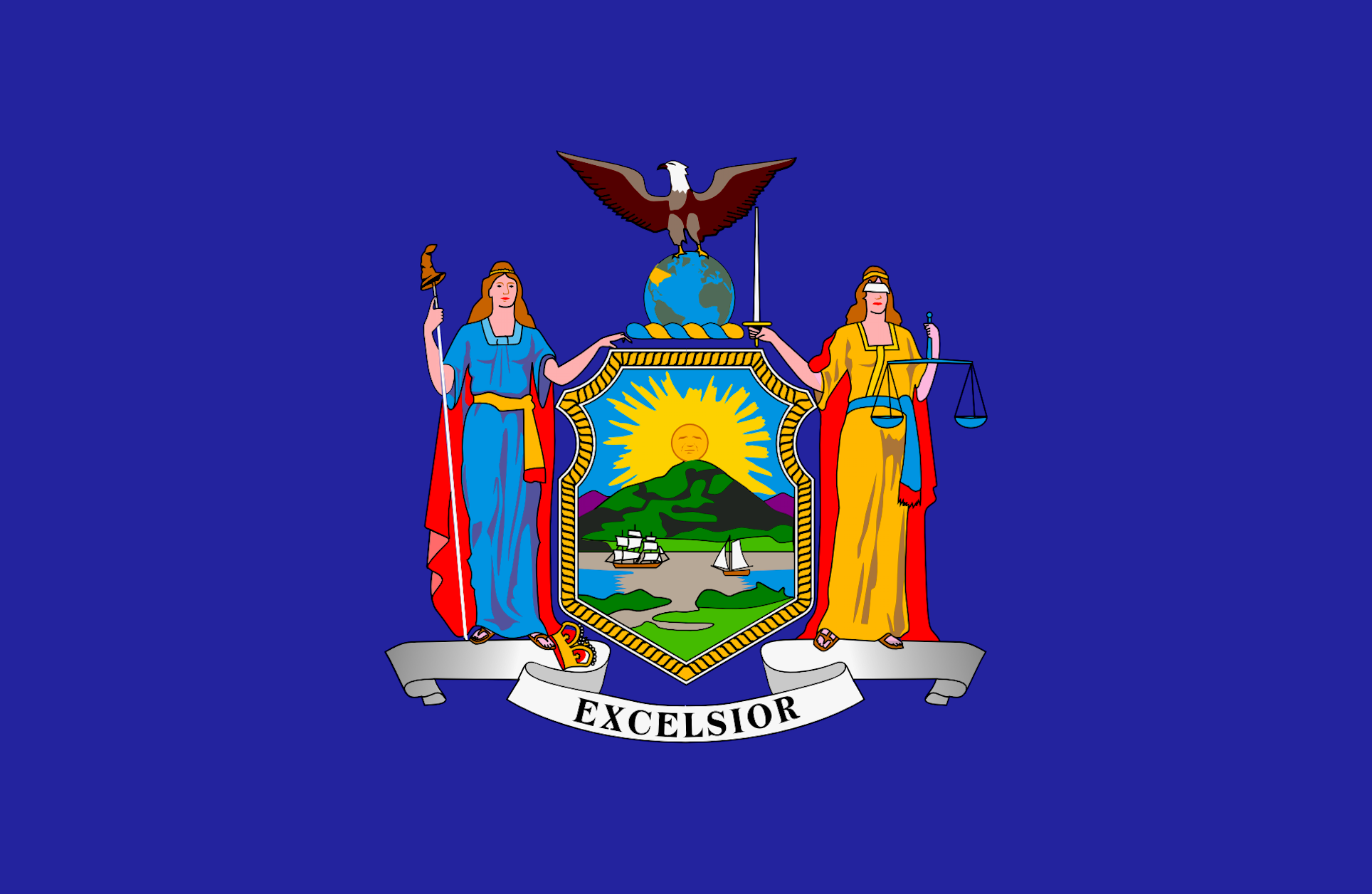 State of New York flag 
